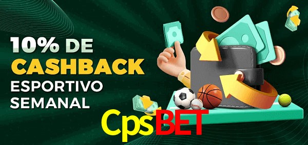 10% de bônus de cashback na Cpsbet
