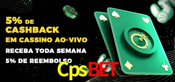 Promoções do cassino ao Vivo Cpsbet